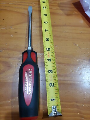 #ad USA NOS Craftsman Professional 5 16 x 6 in. Screwdriver Slotted # 47197 1pc