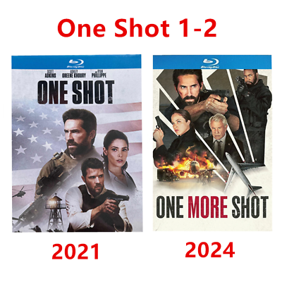 #ad BD One Shot 2021 amp; One More Shot 2024 Blu ray 2 Disc New Box Set All Region