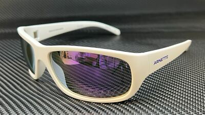 #ad ARNETTE AN4290 27794V Matte White Violet Mirror 63 mm Men#x27;s Sunglasses