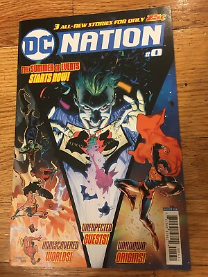 #ad DC NATION #0 2018 Justice League Superman Batman Catwoman COMBINED SHIPPING