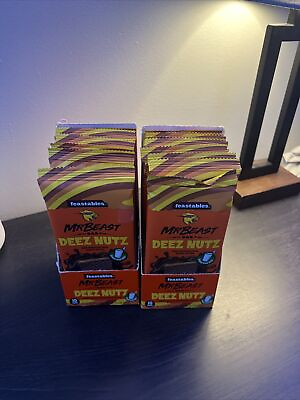 #ad RARE Mr Beast Feastables DEEZ NUTZ Milk Chocolate Peanut Butter Bar 2.1 oz