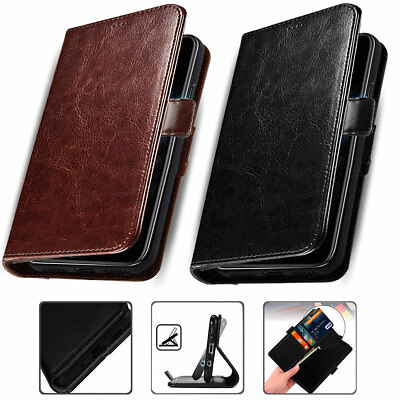 #ad For Samsung Galaxy Note8 9 Note20 Note10 PU Leather Pouch Wallet Case Flip Cover