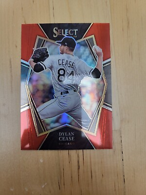 #ad Dylan Cease 2022 Panini Select Baseball Premier Red Prizm Parallel Chicago 199