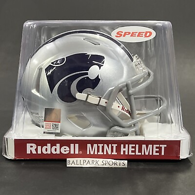 #ad Kansas State Wildcats Speed Mini Helmet Riddell NCAA Licensed Brand New