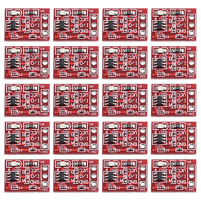 #ad 20Pc TTP223 Red Touch Button Modular Self Locking Micro Capacitive Single