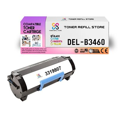 #ad TRS 3319807 Black Compatible for Dell B3460 B3460DN Toner Cartridge