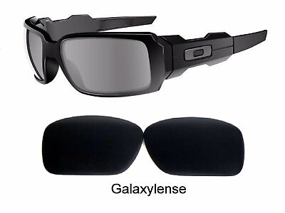 #ad Galaxy Replacement Lenses For Oakley Oil Drum Sunglasses Black Polarized