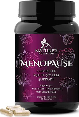 #ad Menopause Support Supplement Highest Potency 1256mg Hot Flash Relief for Women