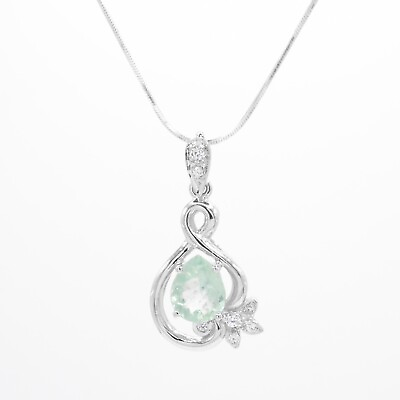 #ad Gorgeous Paraiba Tourmaline 925 Sterling Silver Handmade Women Necklaces 18#x27;