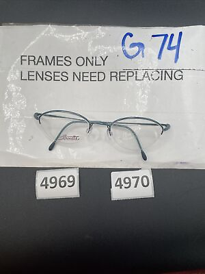 #ad Silhouette M6518 40 Women#x27;s Semi Rimless Eyeglass Frame 6055 47 19 G74