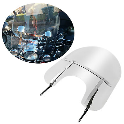 #ad Motorcycle Clear Windshield Windscreen For Harley Touring Road King 1994 2023 99