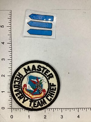 #ad VINTAGE USAF SAC MASTER RECOVERY TEAM CHIEF SQUADRON PATCH