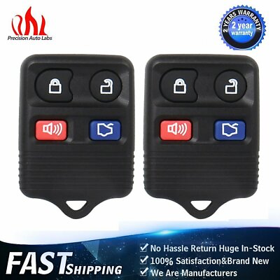 #ad 2pcs Keyless Entry Remote Control Car Key Fob Clicker Transmitter Replacement US