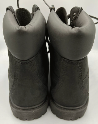 #ad Timberland Women#x27;s 6quot; Premium Waterproof Boots Black Nubuck 8.5M