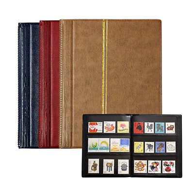 #ad 20 Sheets Stamp Collection Album Stamps Storage Book Holder Display Supplies $10.34