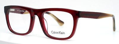 #ad CALVIN KLEIN CK5925 607 Wine Unisex Square Full Rim Eyeglasses 52 20 140 B:39