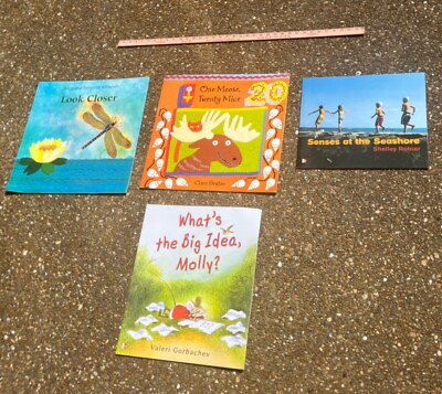 #ad Lot Of 4 Oversized BIG BOOKS Pre K Kindergarten Daycare Early Reader