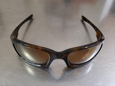 #ad Oakley Five Original Polarized Sunglasses Brown Tortoise Shell Made In USA