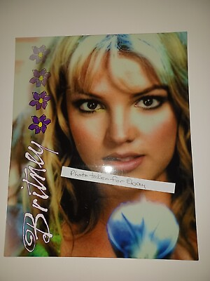 #ad Britney Spears 2000 School Folder w 2 pockets UNUSED