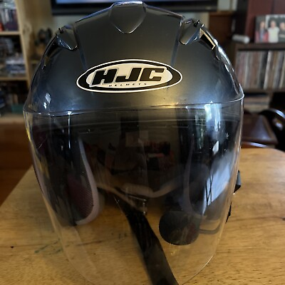 #ad HJC Full Face Motorcycle Helmet Size S Lexin Moto ET Com Tested Works DOT