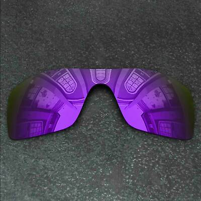 #ad US Purple Polarized Replacement Lenses For Oakley Batwolf OO9101