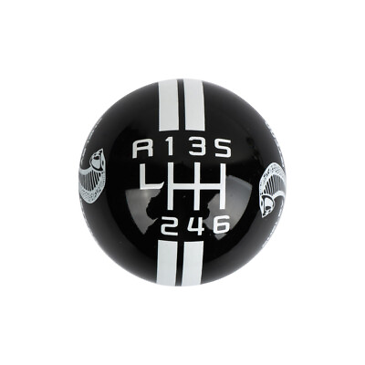 #ad NEW Ford Mustang Shelby GT500 Stick Shift Knob 6 Speed L Lever Resin Black White