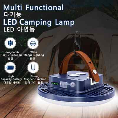 #ad Fishing Flashlight Tent Lantern Work Emergency Mountaineering Night Lighting New