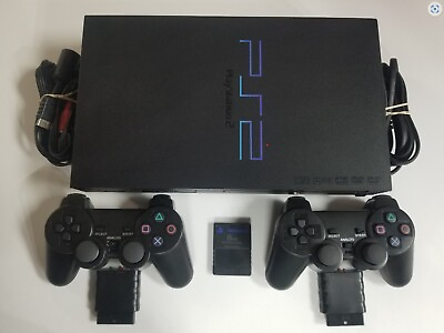 #ad GUARANTEED FAT Playstation 2 Console PS2 2 BRAND NEW Controllers G PS1 Compatib