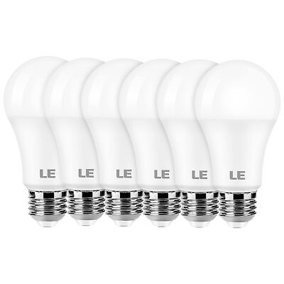 #ad LE 100W Equivalent LED Light Bulbs 14W 1500 Lumens Daylight White 5000K Non ...
