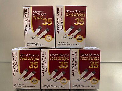 #ad ADVOCATE Redi Co Blood Glucose Test Strips 175 Qty. Exp 03 2025. Free shipping