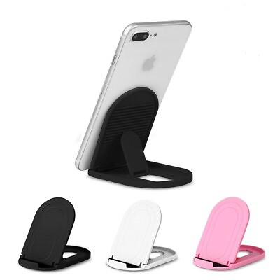 #ad Universal Foldable Cell Phone Desk Stand–Holder Mount Cradle for Phones amp; Tablet