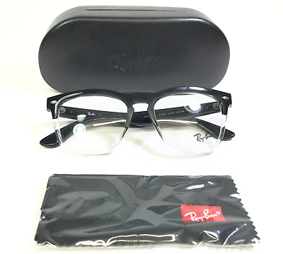 #ad Ray Ban Eyeglasses Frames RB4487 V STEVE 8193 Polished Black Clear 51 18 145