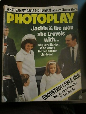 #ad Photoplay Magazine February 1968 Jackie Caroline John Jr Kennedy