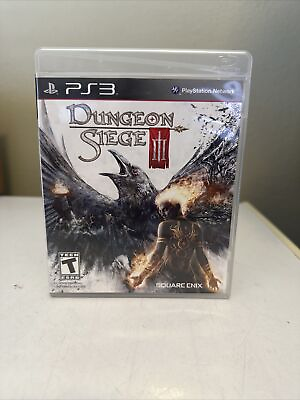 #ad Dungeon Siege III Sony PlayStation 3 2011 PS3 Black Label Complete w Manual