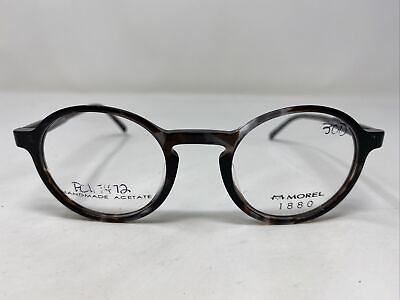 #ad Morel 1880 France 6013M TG03 47 22 140 Gray Tortoise Eyeglasses Frame VU16