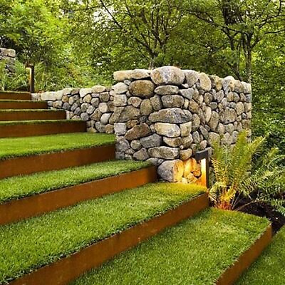 #ad Custom Size Realistic Artificial Grass Stair Treads