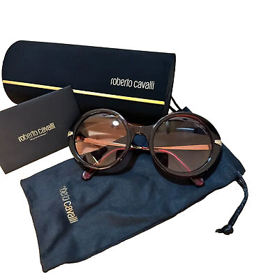 #ad Roberto Cavalli Women#x27;s Sunglasses RC 1102 H New w case Made in Italy $119.99
