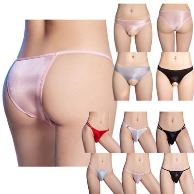 #ad Men Sexy Pouch Briefs Low Rise G String Thong Sissy Panties Crossdress Underwear