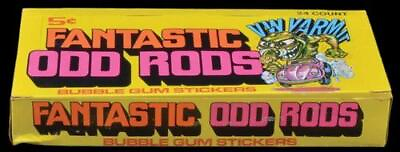 #ad 1973 Donruss Fantastic Odd Rods Stickers Series 1