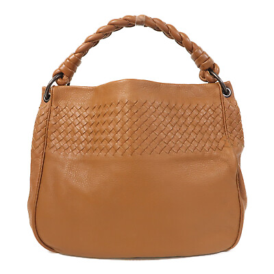 #ad BOTTEGA VENETA BV Shoulder Bag Calfskin Leather Brown