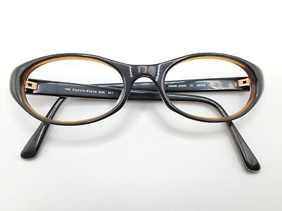 #ad Calvin Klein Womens Oval Eyeglasses Frames Brown Designer Fashion 49□18 140