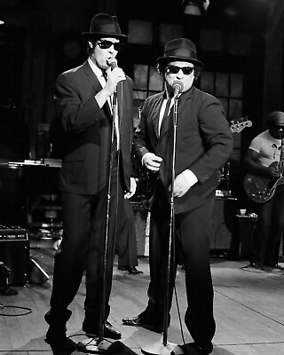 #ad Blues Brothers John Belushi amp; Dan Aykroyd 8x10 Bamp;W Photo