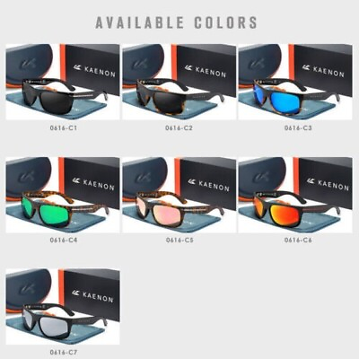 #ad New Original Kaenon Polarized Sunglasses TR90 Men Women Mirrored lens UV400 0616