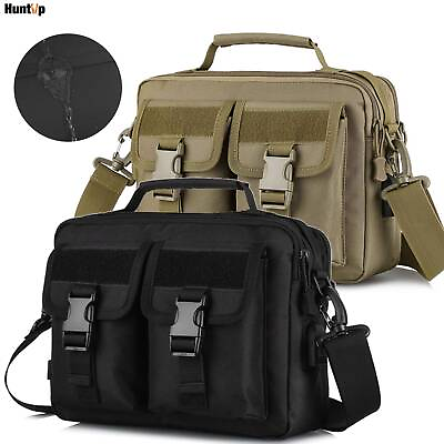 #ad Men Tactical Military Messenger Bag USB Multifunction Shoulder Briefcase Handbag $20.89