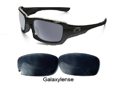 #ad Galaxy Replacement Lenses For Oakley Fives Squared Sunglasses Black Polarized