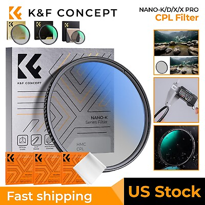 #ad Kamp;F Concept Circular Polarizer CPL Filter For Camera Lens 37 82mm NANO K X PRO