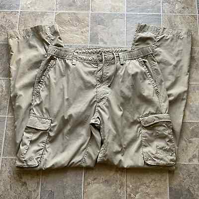#ad The North Face Horizon Peak Surplus Pants Men#x27;s Size 32 Tan Khaki Cargo Outdoor