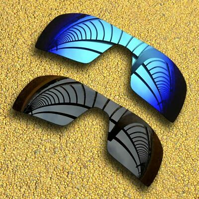 #ad US 2 Pieces Lenses Replacement for Oakley Oil Rig Polarized Blackamp;Blue