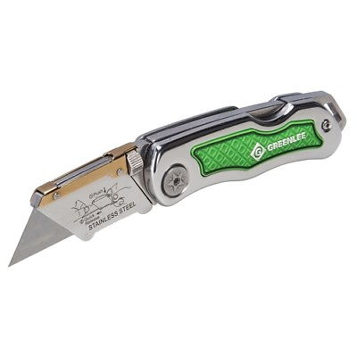 #ad Greenlee 0652 22 Steel Folding Lock Back Utility Knife