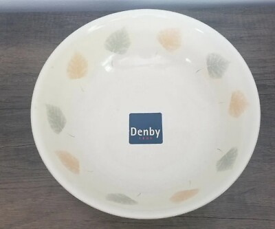 #ad NEW Denby England Large Pasta Salad Bowl Almost 12quot; Energy Leaf